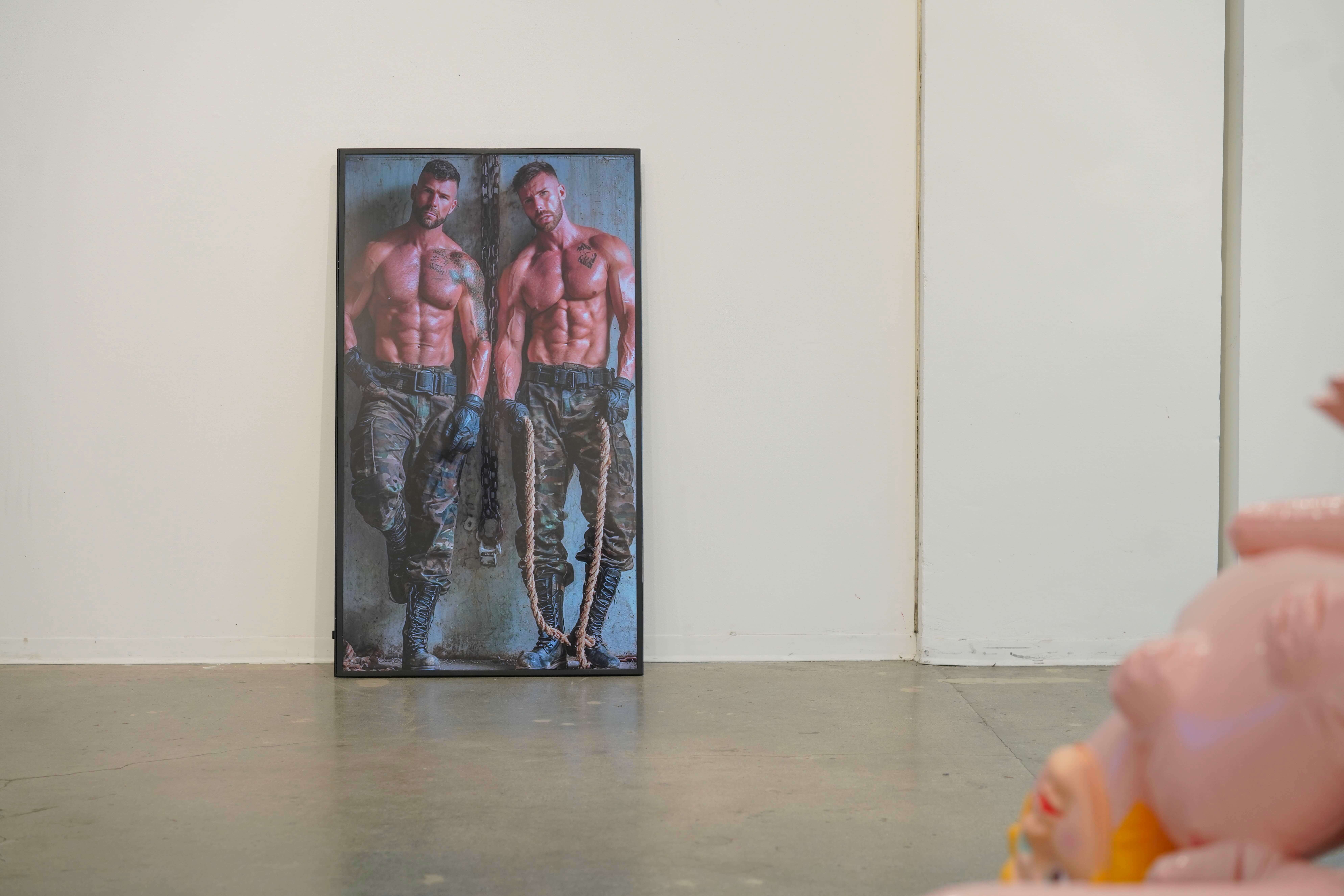 Installation view — close up